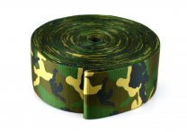 Gurtband 50 mm - Tarnfarbe Wood - 10 Meter Rolle